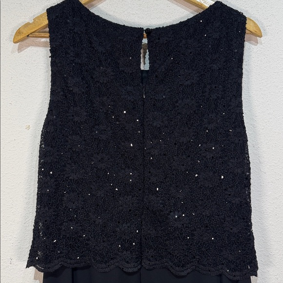 Connected Apparel Little Black Sleeveless Jewel Dress Size 14 - Picture 5 of 5
